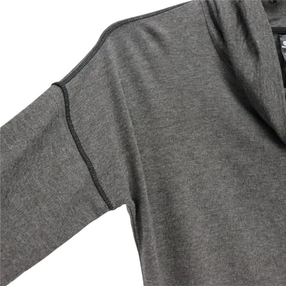 90 Degree by Reflex Womens Cowl Neck Large Gray Pullover Knit Shirt Size L - Picture 4 of 8